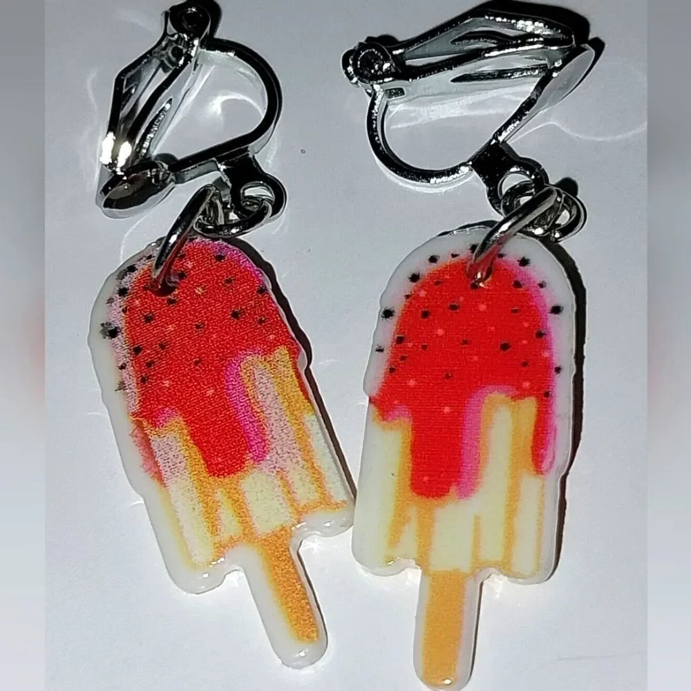 Super cute girls clip-on earrings